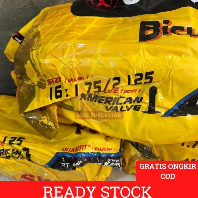 Promo Ban Dalam Sepeda 16 X 1.75 / 1.95 / 2.125 Swallow Mini Anak Bmx Cod