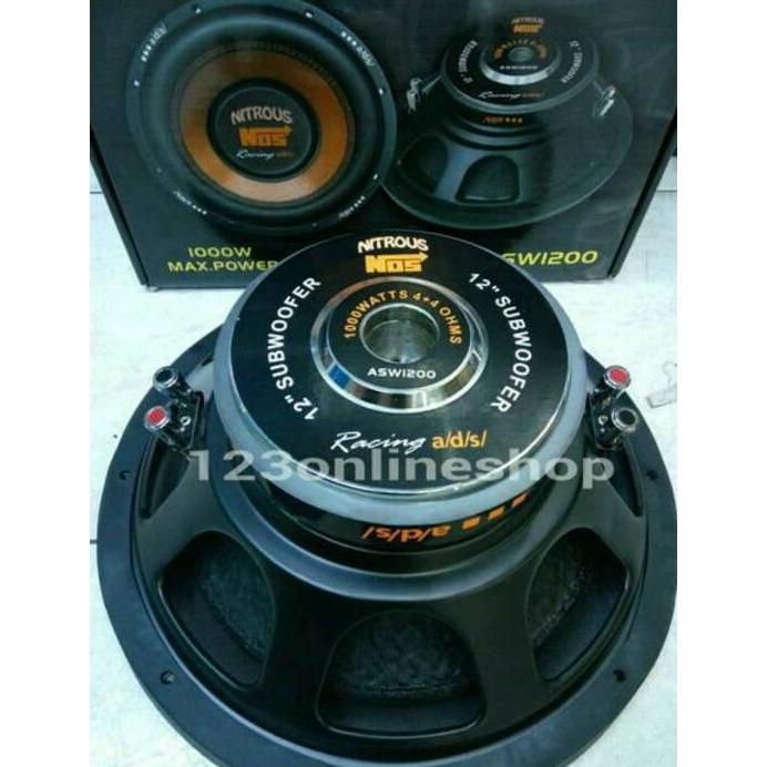 NEW Subwoofer ADS 12 INCH Nitrous 1000 watt double coil