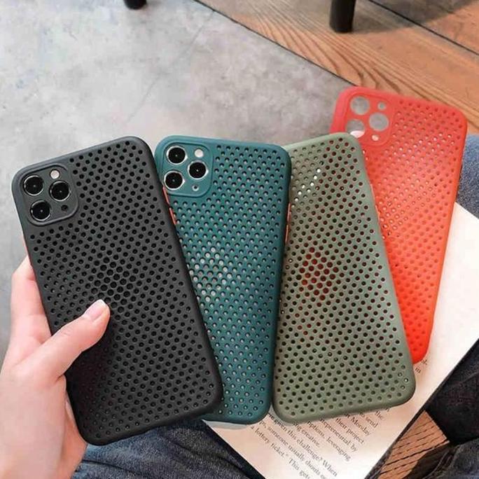 Soft Case Breathable Jaring Bolong Net iPhone Xr Xs Max 11 Pro Max