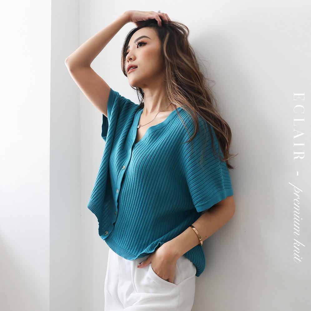 ECLAIR Collection - Mojo Knit Tops Katun Nyaman