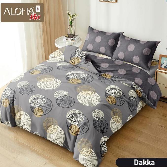 TERLARIS - satu set bed cover 180x200 aloha / bed cover set aloha uk 180x200