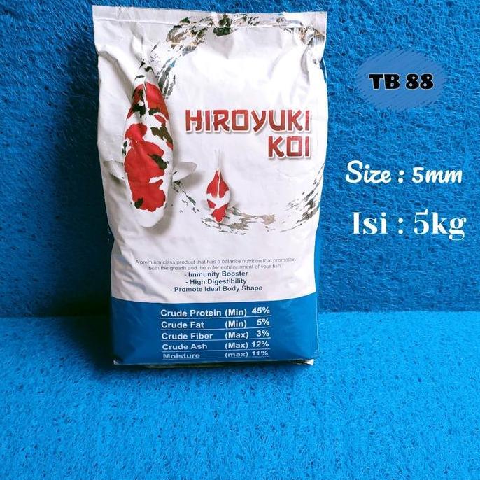 Altx- Pakan Ikan Koi / Koki Hiroyuki White Shining Size M(5Mm)