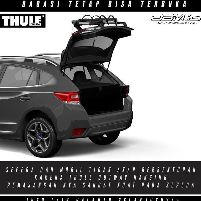 Promo THULE Outway Hanging 2 Rak Sepeda Bagasi Belakang Mobil 2 Sepeda Diskon