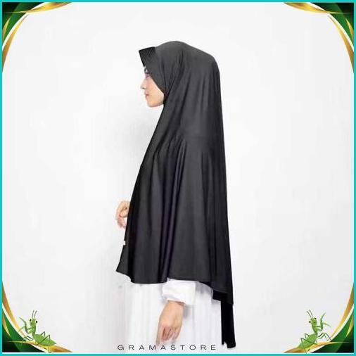 Jilbab Bergo Hamidah Jersey Size Xl/Hijab Bergo Jersey/Kerudung Bergo