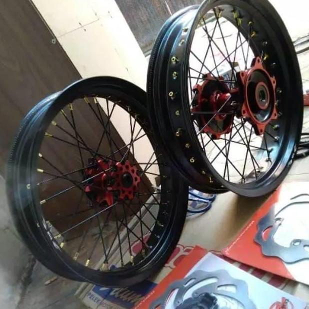 Velg Crf 150l 300 350 17 Champ SNI Paket Komplit PNP