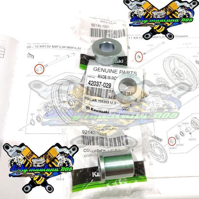 BOSH BOS VELG TROMOL RODA DEPAN BELAKANG NINJA 150 R SS ORI KAWASAKI