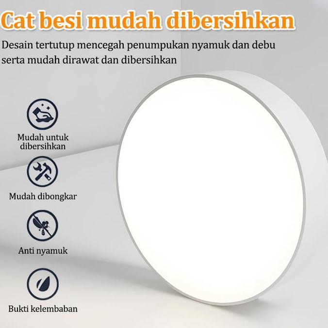 Murah Cod Lampu Plafon Minimalis 3 Warna 12W Remote Ceiling Lamp Plafon Rumah Lampu Led