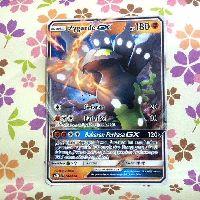 zygarde GX TD as3Di 086/146 pokemon tcg indonesia
