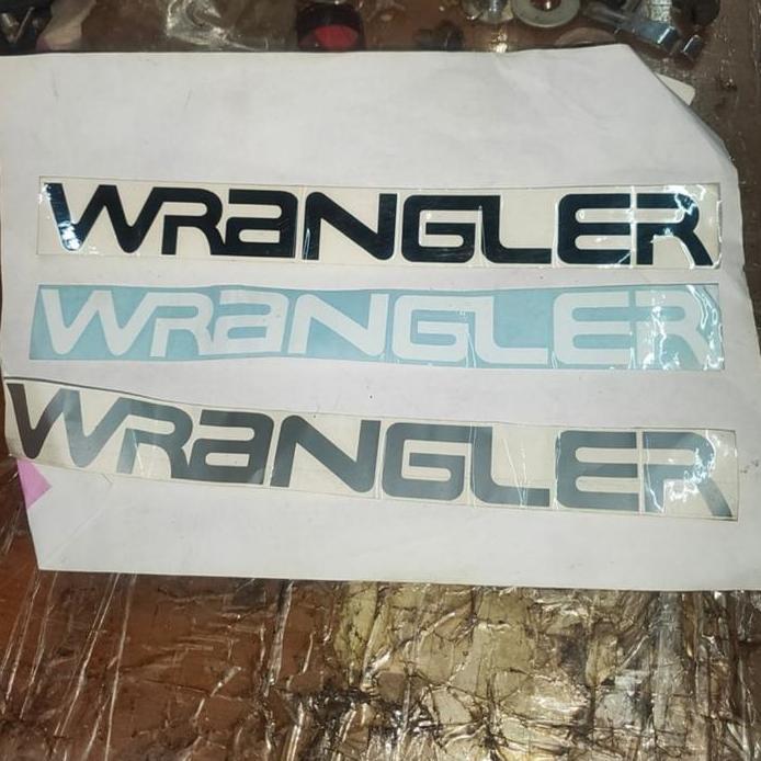 stiker sticker wrangler Jeep wrangler YJ