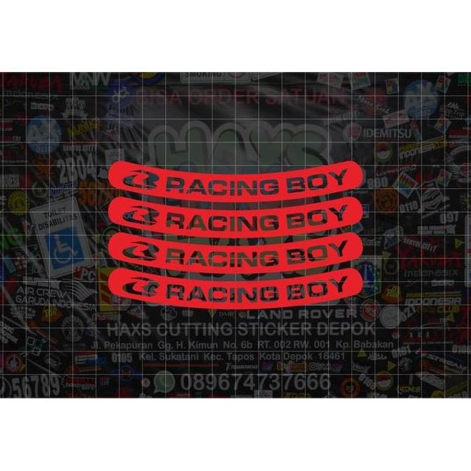 Cutting Sticker Velg RCB Racing boy