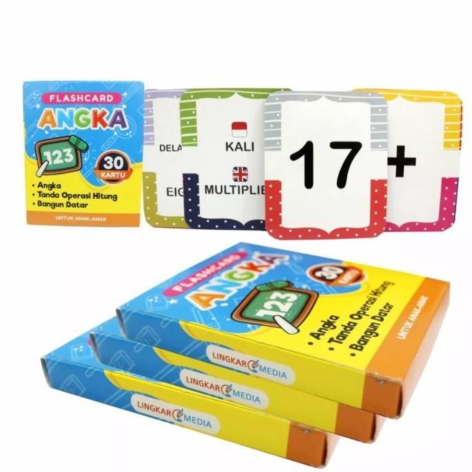 Mainan Kartu Flashcard Mengenal Huruf ABC Angka 123 Huruf Hijaiyah