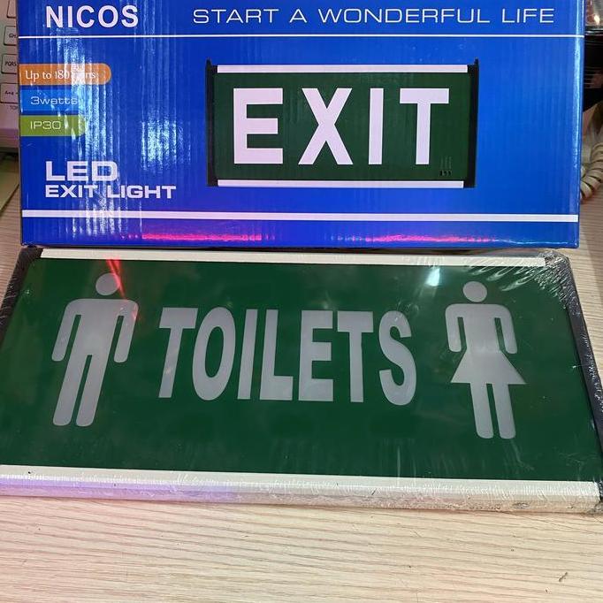 Grosir Miyalux Lampu Led Sign Emergency Toilet