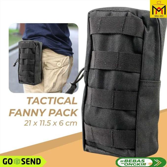 Murah Tas Pinggang Medis Army Tactical Fanny 600D Nilon Militer Pack