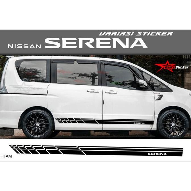 Nissan Serena sticker pintu nissan serena