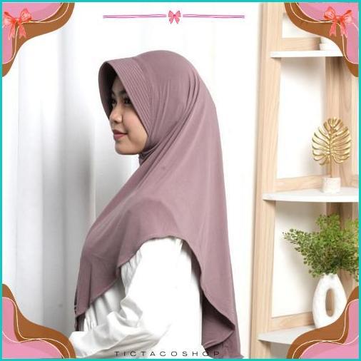 Jamilah Hijab Daily 80 Hijab Jersey Lembut Nyaman Bergo Instant Jamilah Daily