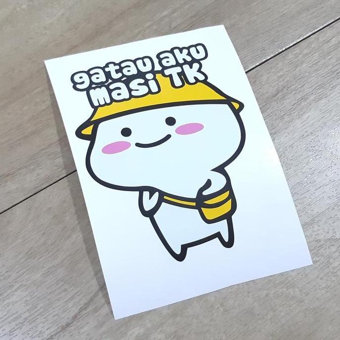 Stiker Quby Pentol Aku Masih TK