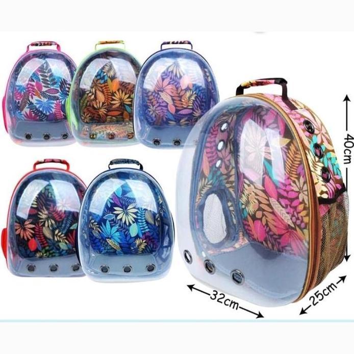Ready Tas astronot kucing transparan motif - Tas cabin murah tas kucing