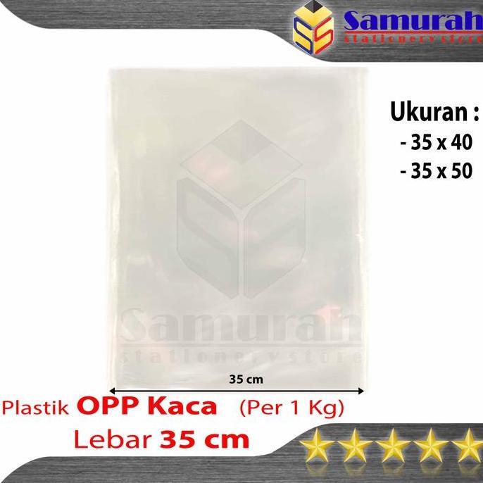 Picnpic- Plastik Opp Kaca Lebar 35 X 40 Cm Bening / Plastic Souvenir Ukuran 35X50 - Accesories 35X40