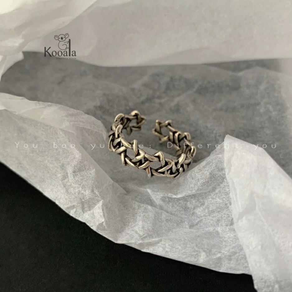 Promo 3 Pcs Cincin Angka Romawi Aesthetic Set 3 In 1 Pria Wanita