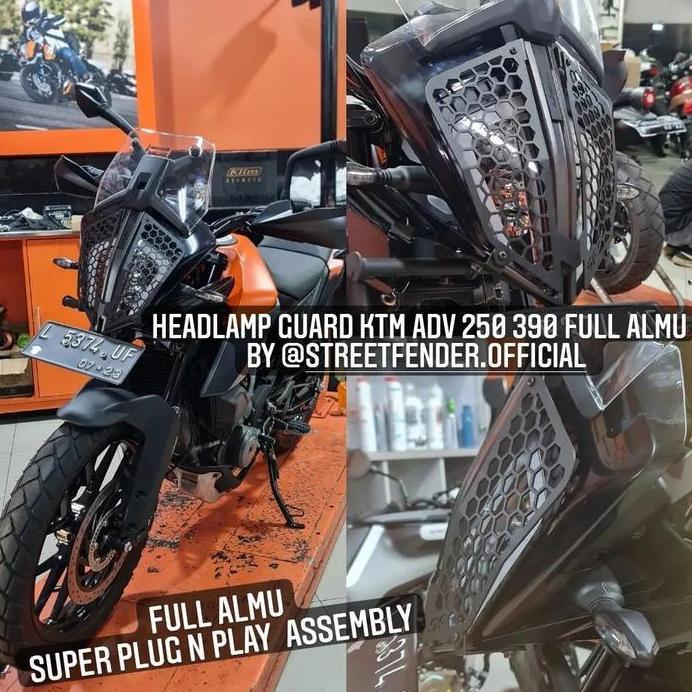 Cover Pelindung Lampu Headlamp Guard Street Fender KTM ADV 250 390