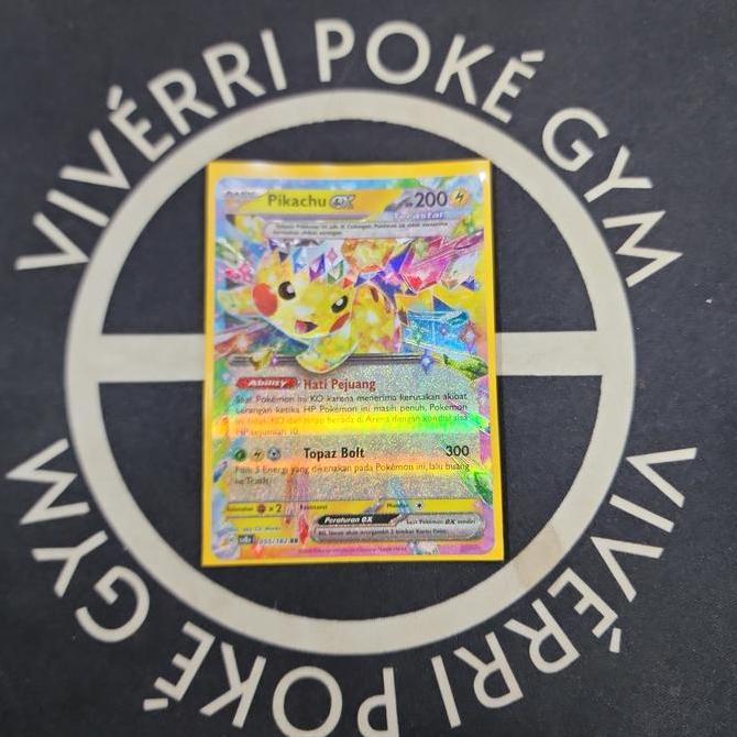 Pikachu EX RR Kartu Pokemon TCG Indonesia
