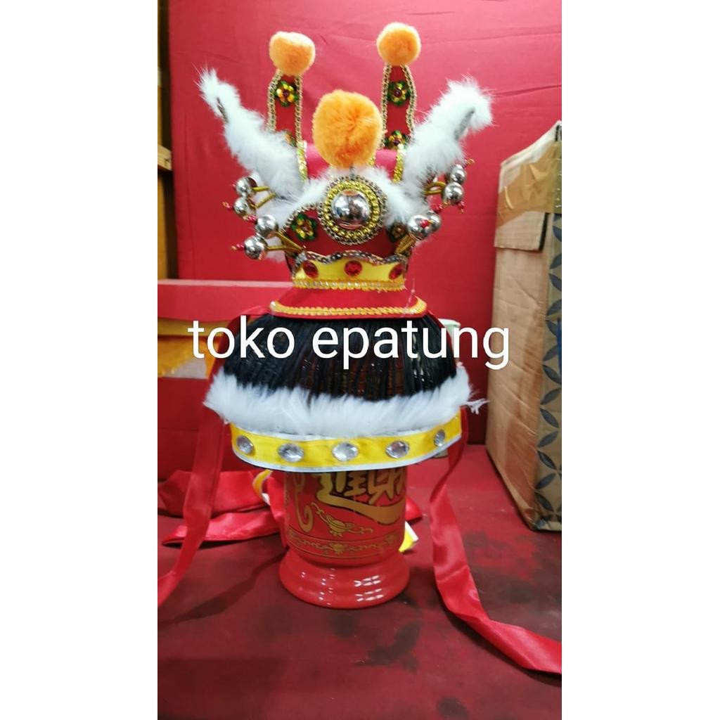 topi mahkota tatung naca nacha locia - kuning