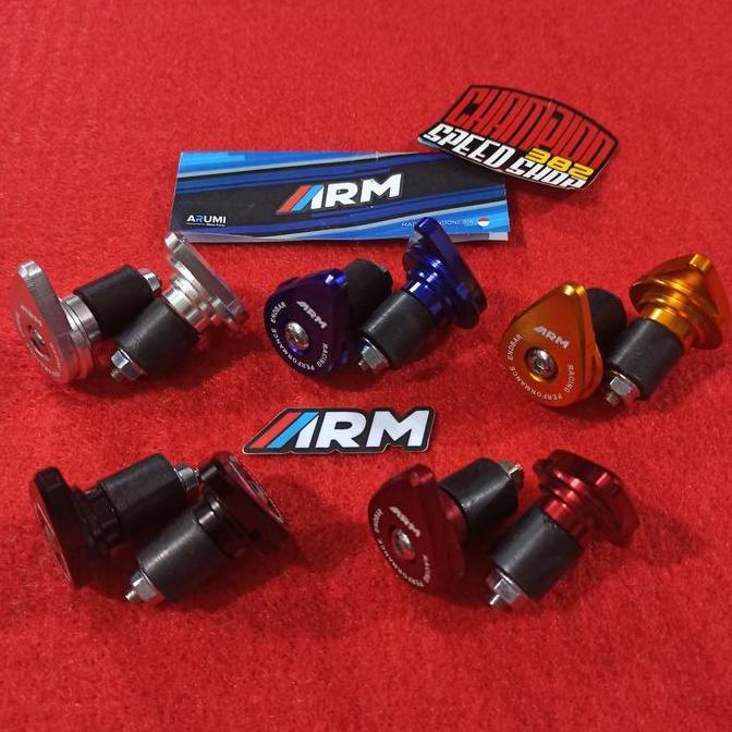 Bar End Jalu Bandul Stang Pipih Arumi ARM All New NMAX 2020 2021 2022