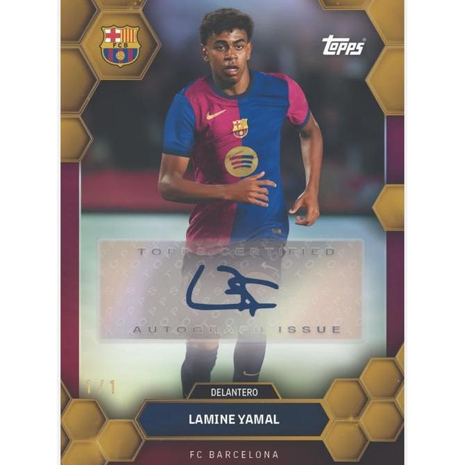2024/2025 Topps Fan Set FC Barcelona Official Trading Cards (24/25) - Hanger Box (28 Cards)
