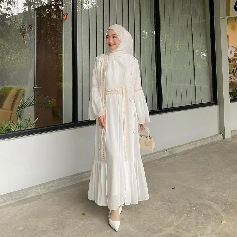 Discount Abaya Syahira Set Abaya Syar'i Abaya Set Arab Abaya Set Ceruty Babdoll Abaya Set Mutiara Ab
