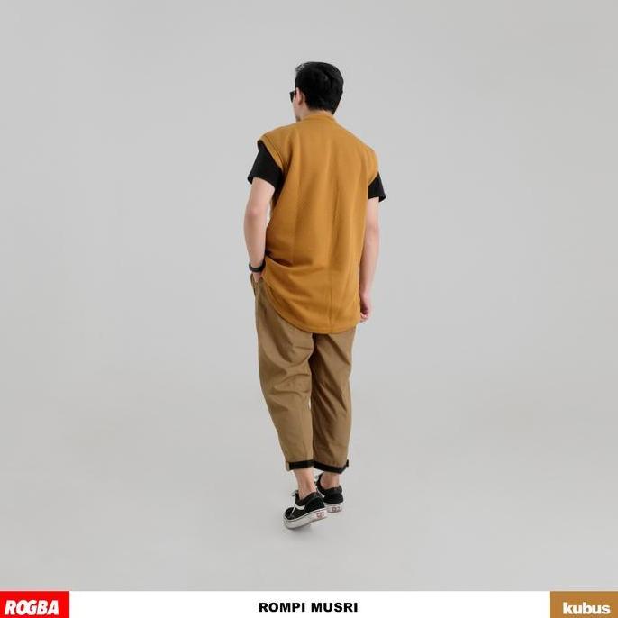 Rompi Musri Rogba M -XXXL Fleeca Diamond Tebal - Rompi Sholat Motor Pria Riders Dewasa Jumbo Big Siz