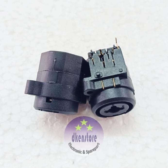Soket Canon XLR female dan akai female Combo double SCM1