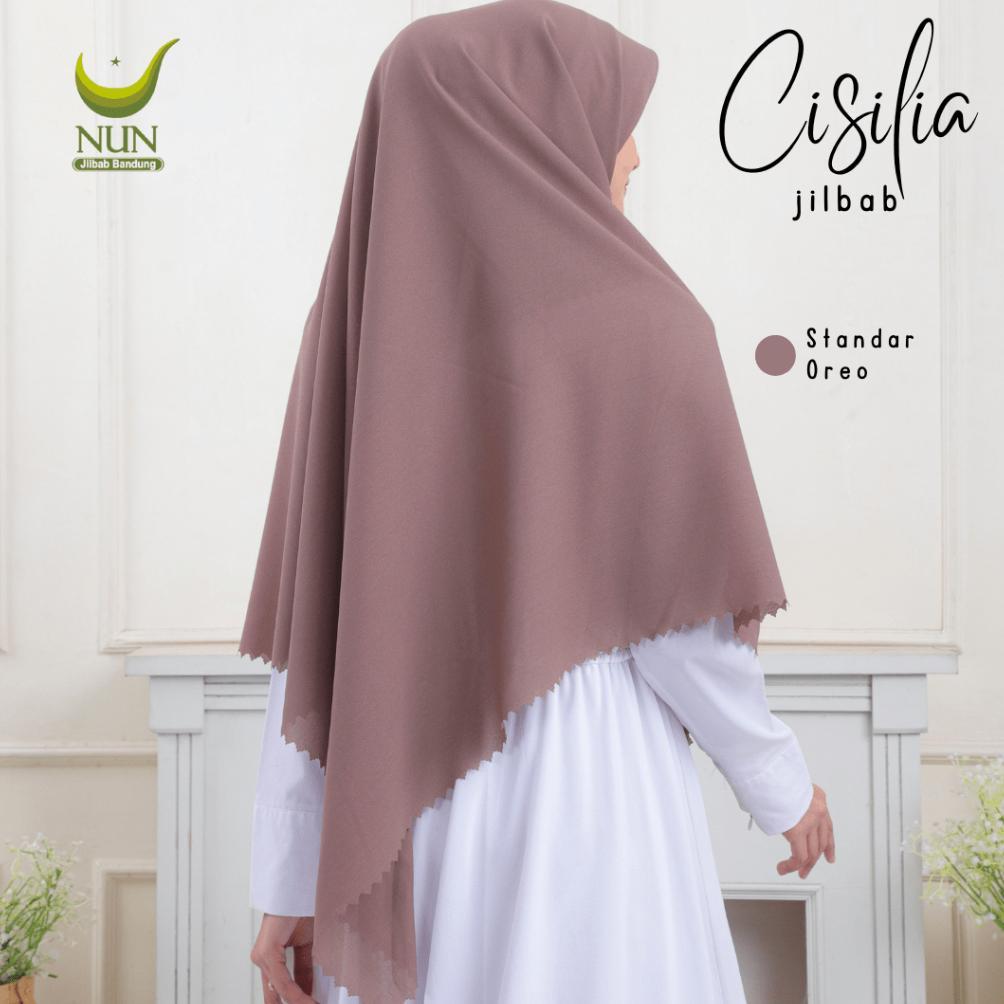 Promo Buka Puasa Jilbab Cisilia NUN JILBAB / Segiempat instan kancing non pet / segiempat instan 130