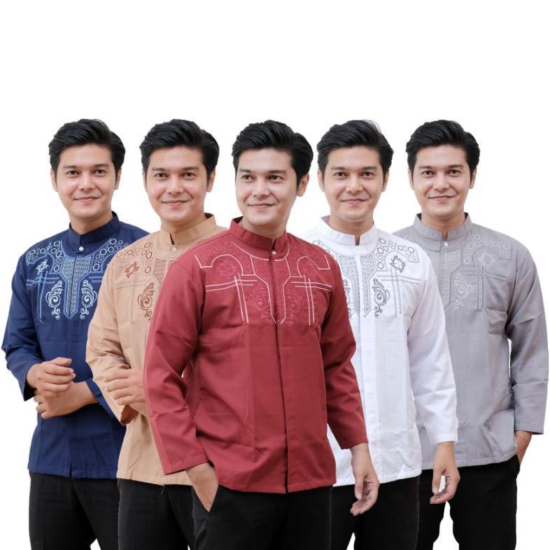 Terlaris Baju Koko Pria Lengan Panjang Dewasa Jumbo Premium