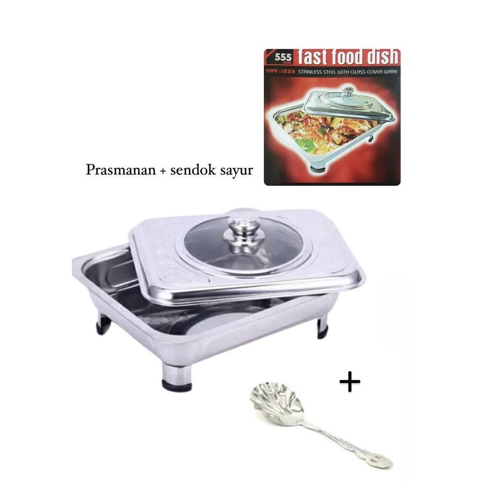 KUSUMORO Prasmanan set / fast Food dish 1 pc + sendok sayur