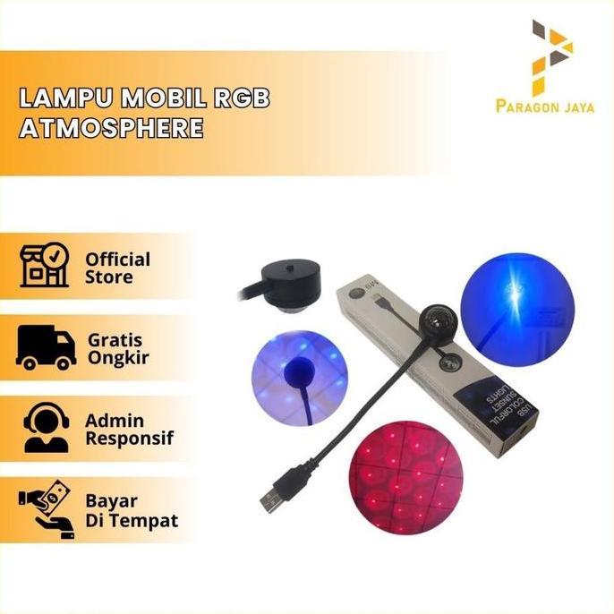 VERNIZCO Acnf Atmosphere Lamp Magic Ball M9 Black Lampu Mobil Led Rgb