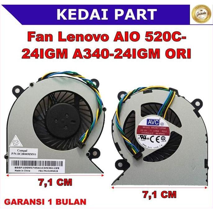 NEW Fan Lenovo A340-24IGM A340-24IWL A340-24 A340-22IGM A340-22IWL A340-24IGM V540-24IWL V30A-24IWL 