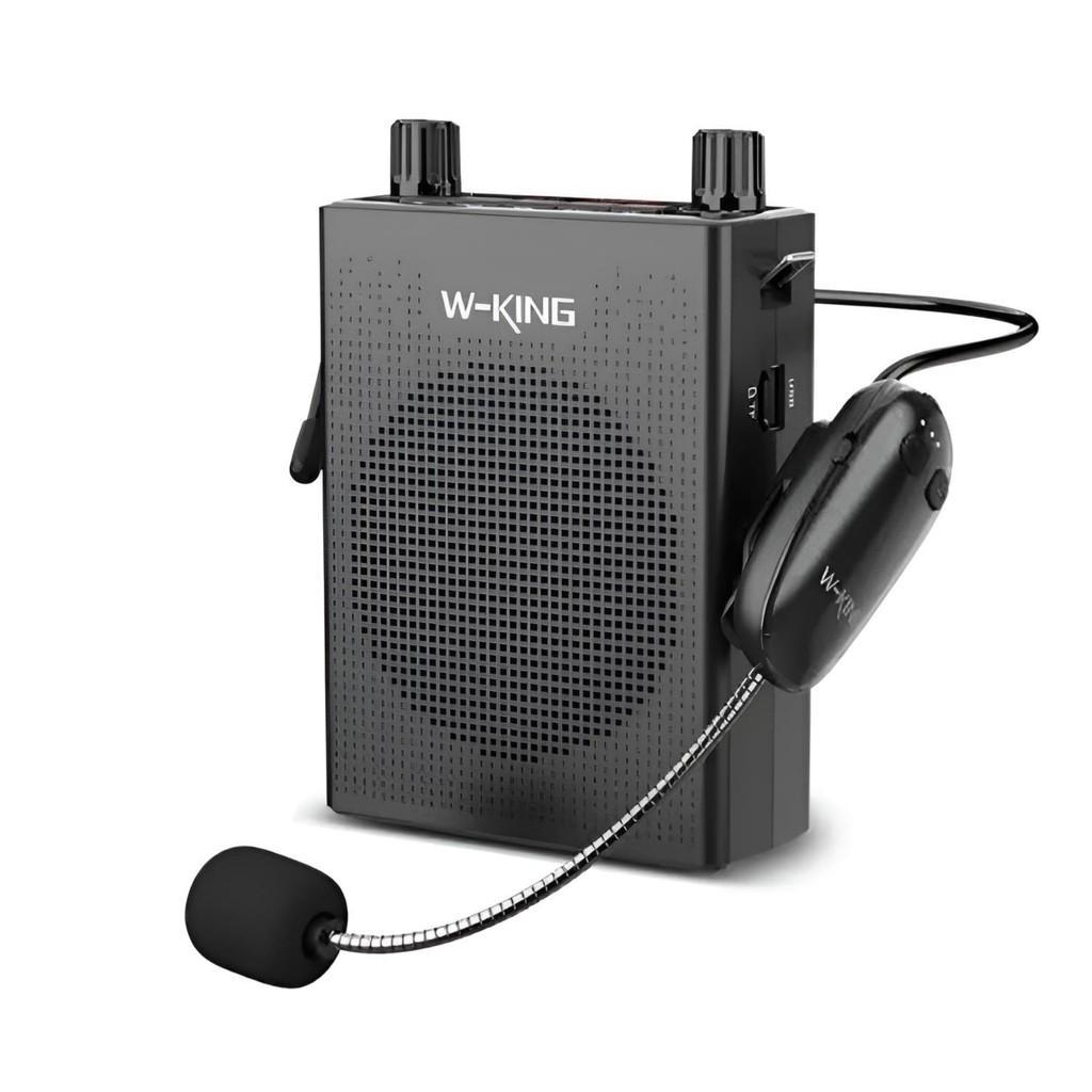 Wking Speaker Bluetooth Pinggang Microphone Portable Guru Guide Speker Mic Ks16 Pengeras Suara
