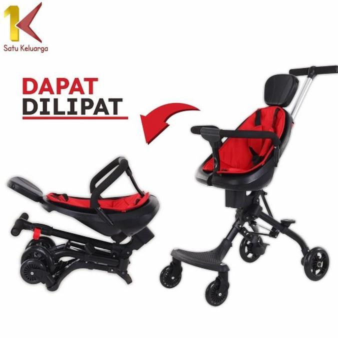 GARLITTI [COD] SK C228 Kereta Dorong Ajaib Bayi Stroler Anak Kereta Bayi Dorong Roda 4 Stroller