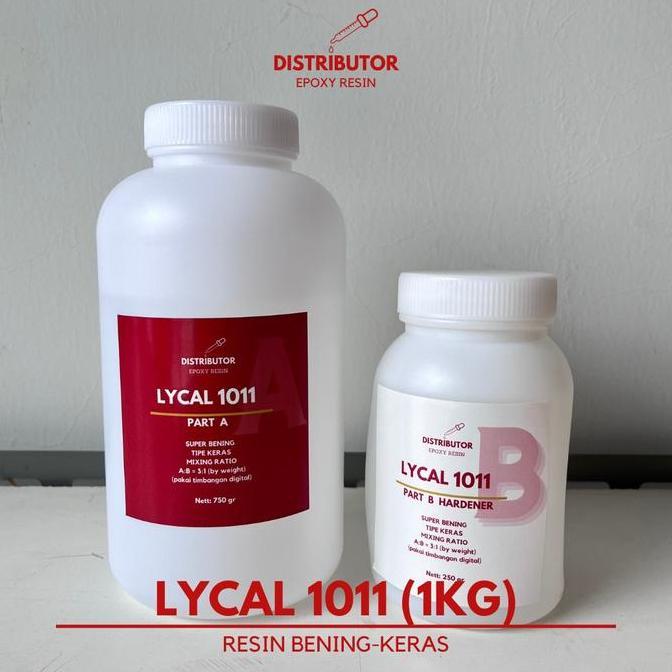 Resin bening Lycal keras - Lycal 1011 - 1 kg