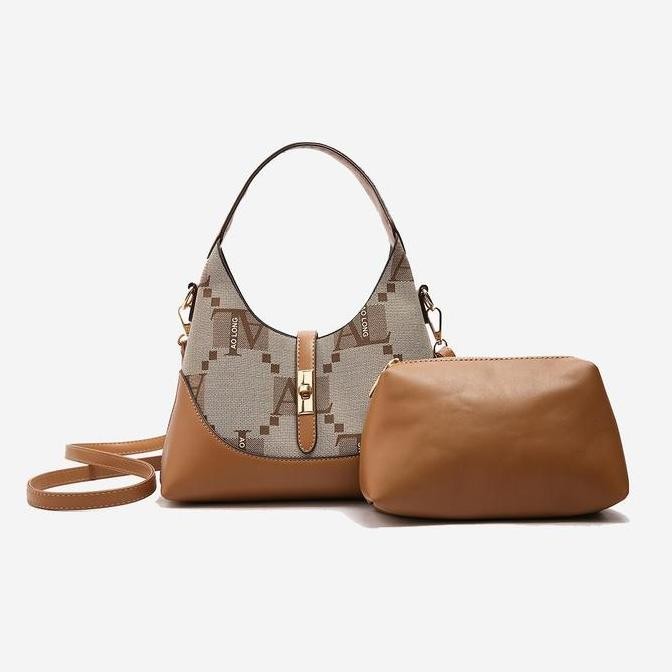 Selempang Niyama  8990#- Tas Selempang Wanita - Slingbag Cewek Terbaru Bahan Kulit Pu Leather Muat D