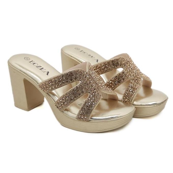 Bozka Sandal Wanita Wedges Tinggi 8Cm Athena