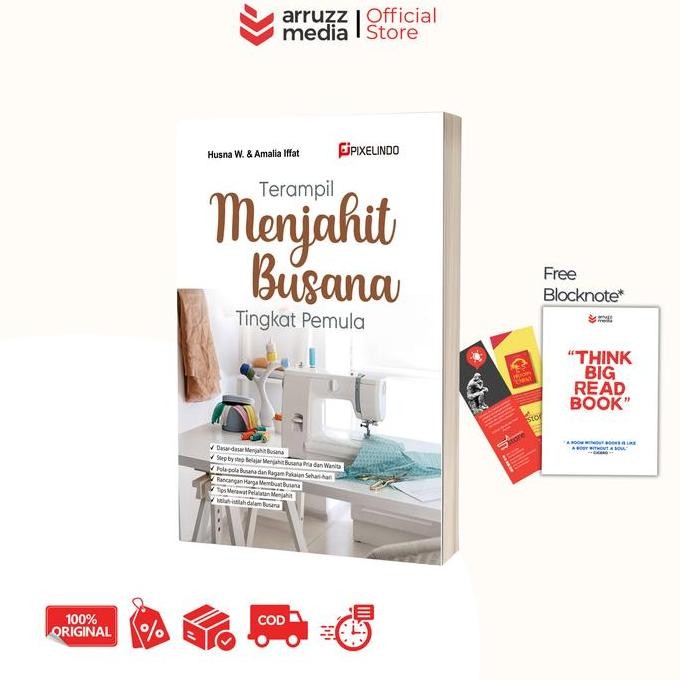 Buku Terampil Menjahit Busana Tingkat Pemula