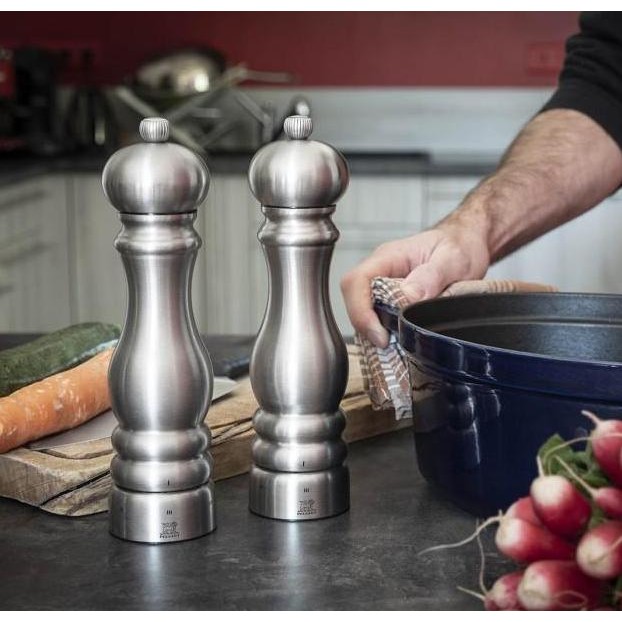 Peugeot Paris Chef Pepper Mill 18Cm Stainles Gilingan Lada Garam