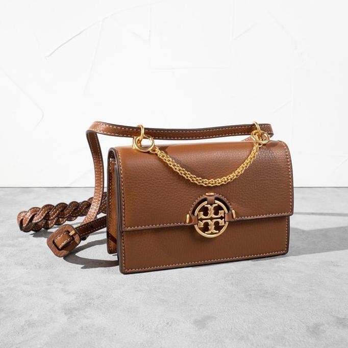 Tory Burch Mini Miller Shoulder Bag Light Umber