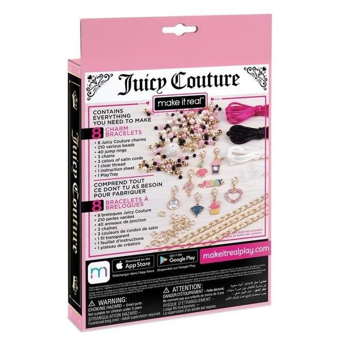 MAKE IT REAL MINI JUICY COUTURE PINK & PRECIOUS BRACELET