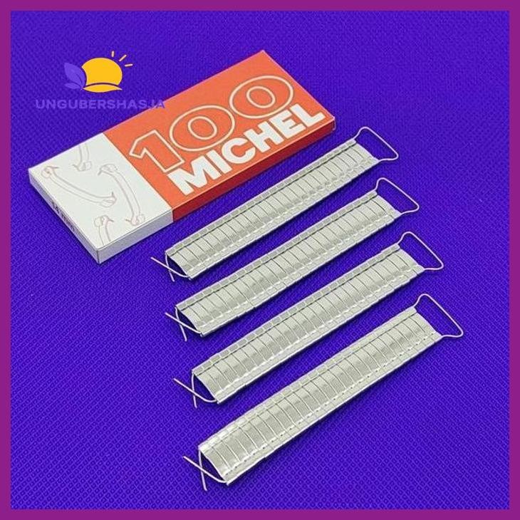 (MEDIS) MICHEL SUTURE CLIP / AGRAVE CLAMP / CLIP RUSUK PACKAGE OF 100 PIECES RUMAH SAKIT KESEHATAN D