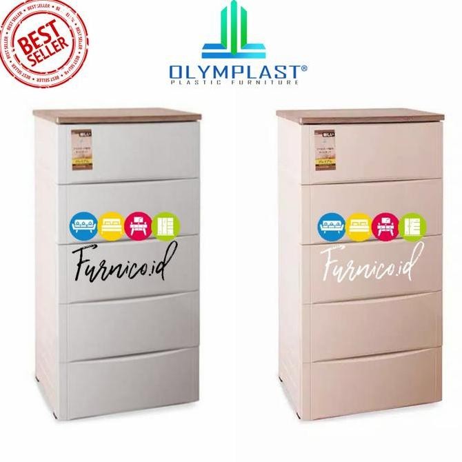 olymplast drawer 5 susun | lemari plastik laci 5 | ODC M 05 DIY