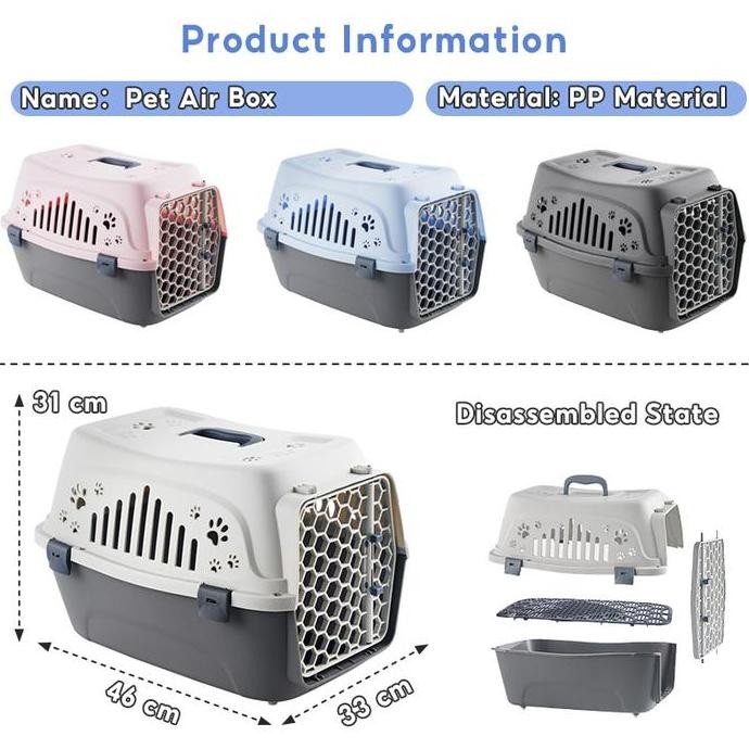 LEIRI- Carrier Kucing Cargo Kucing Jumbo Pet Carrier Astronot Pet Cargo