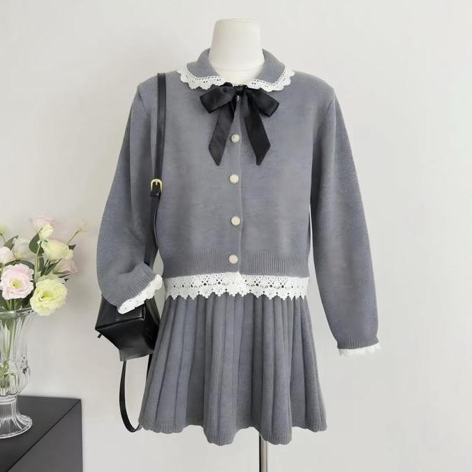 Promo Setelan Rajut Import / Setelan Wanita Rok Fashion Import / Setelan Import Wanita / Setelan Rok