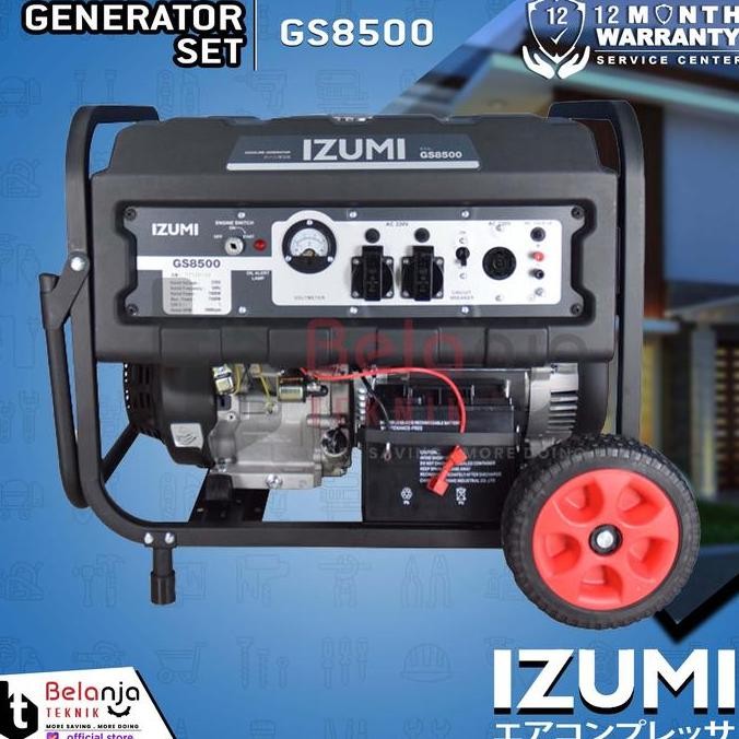 JINICHI- NGL Genset Bensin GS8500 Mesin Generator Set Listrik 7000 Watt GS 8500 Engine
